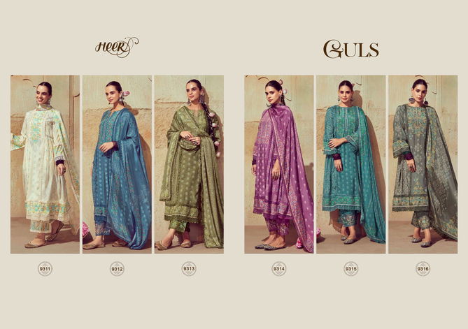 Guls By Kimora Heer Pure Muslin Digital Printed Salwar Suits Wholesale Market In Surat